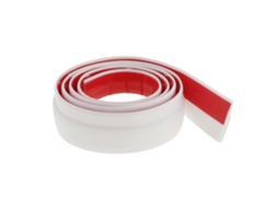 Lurelia Fita De Silicone Autoadesiva Para Portas E Janelas Borracha 28 Mm 1 Yd 91 Cm Branco Parte Inferior Impermeável Redução De Ruído