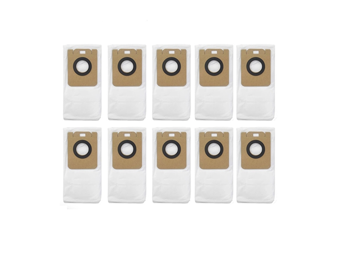 Conjunto De 10 Sacos Para Aspirador Pó Xiaomi Dreame Bot D10 Plus Rls3d Peças Reposição E Acessórios Tuotuo