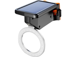 Luz Traseira Para Bicicleta Com Carregamento Solar De 300 Lúmens E