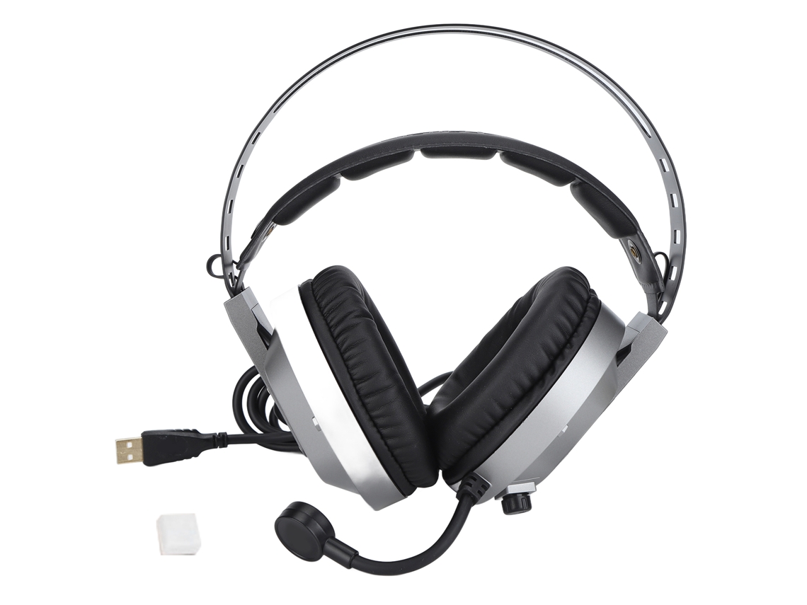 Fone De Ouvido Gamer Taidu 7.1 Som Surround Com Microfone Led Para Pc Notebook