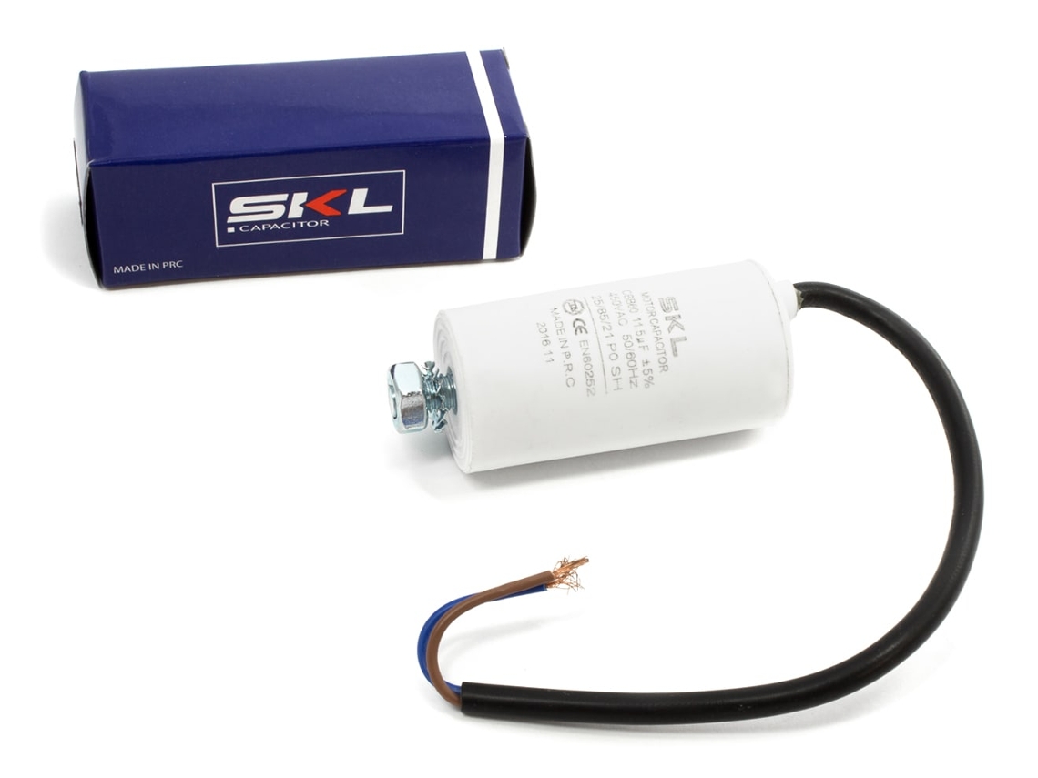 Capacitor 11,5µf + Cabo Eletrodomésticos Cap619un