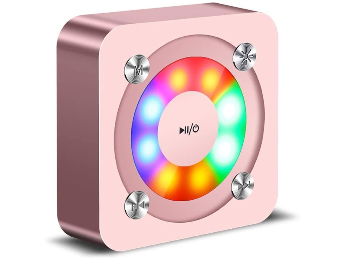 Colunas Bluetooth VEANXIN 1023H52 Rosa Dourado