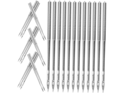Conjunto De 100 Agulhas De Metal Para Máquinas De Costura Multifuncionais, Acessórios De Costura
