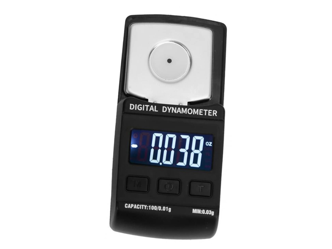 Manômetro digital para toca-discos Kisangel com visor e escala.