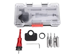 Conjunto Brocas Escareadoras CHABERLU 10 Brocas Hss de 2,8 a 3,5 mm com Chave Hexagonal para Madeira e MDF