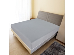 Vidaxl Lençol Ajustável 140x200 Cm Algodão Jersey Cinza