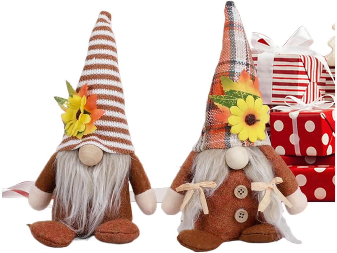 Decorações De Gnomos De Outono - Estatuetas De Anões |