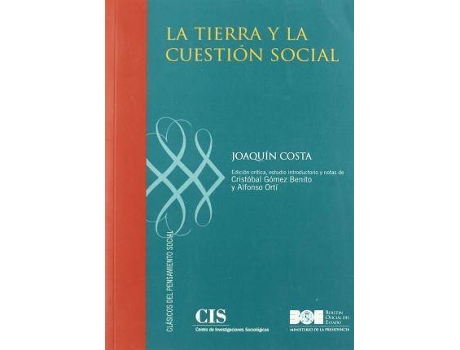 Livro La tierra y la cuestión social de Joaquin Costa (Espanhol)