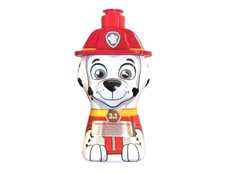 Patrulha Canina Marshall 3 em 1 Gel de Banho Infantil, Shampoo e Condicionador, 400ml, da Air Val