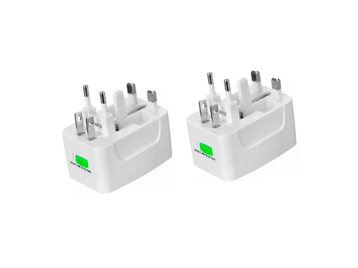 Laxiscreed Adaptador De Energia Universal Para Viagem, Carregamento Até 1300w De Alta Potência