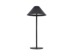 Candeeiro De Mesa Led Portátil Para Exterior Em Metal Com Bateria Usb Recarregável Kivuli Preto