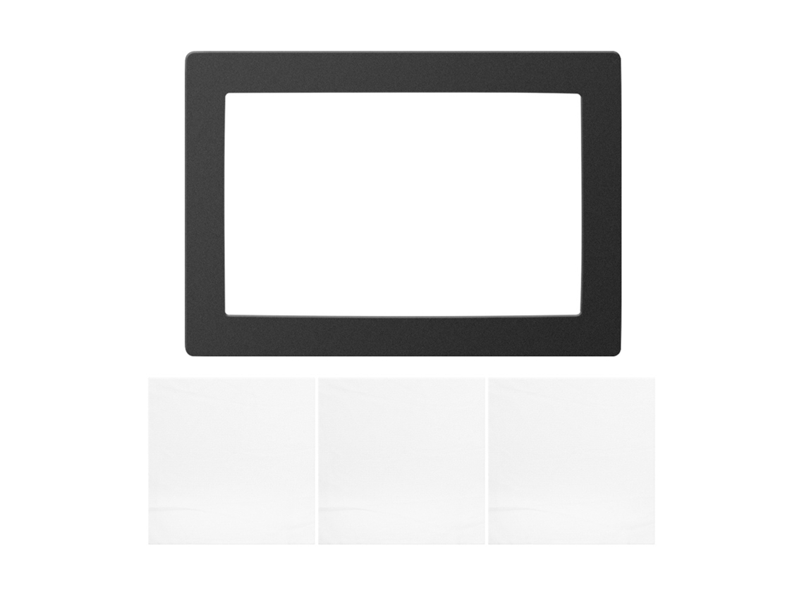 Gaxeta Lcd Preta Para Impressora 3d Resina Tela 8.9 Polegadas Proteção Contra Derramamento Compatível Com Elegoo Saturn