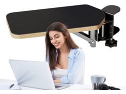 Mesa Extensível com Apoio de Braço em Madeira - Acolchoada, Dobrável e SFUSHOS