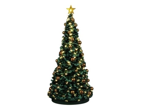 Acessório De Decoração Lemax Árvore De Natal Jolly 23,2 Cm Porcelana Interior