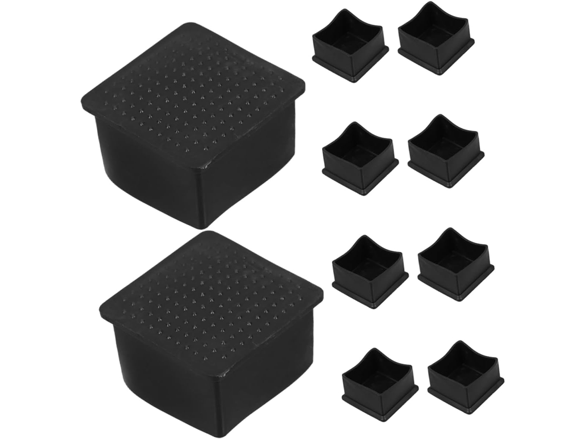 10 Protetores De Pés Mesa E Cadeira, Capas De Borracha Para Proteção Do Piso E Móveis