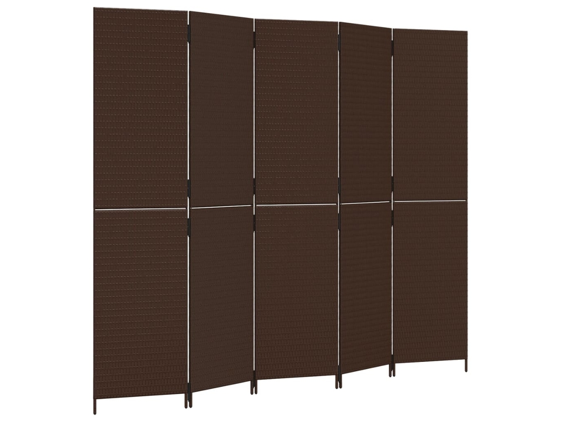 Room Divider, Room Dividers Vidaxl Marrom Rattan / Vime (245 X 200 Cm)