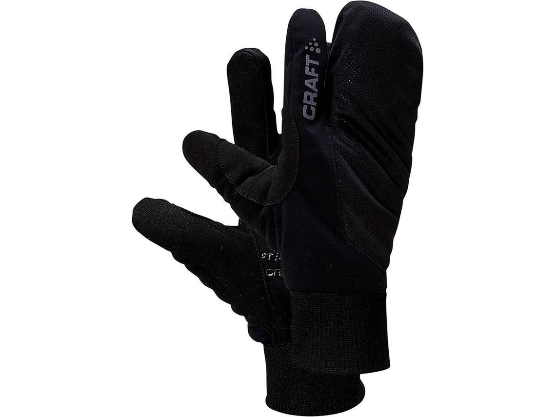 Luvas para Homem CRAFT Lavas Core Insulate Split Finger Preto para Esqui (XS)