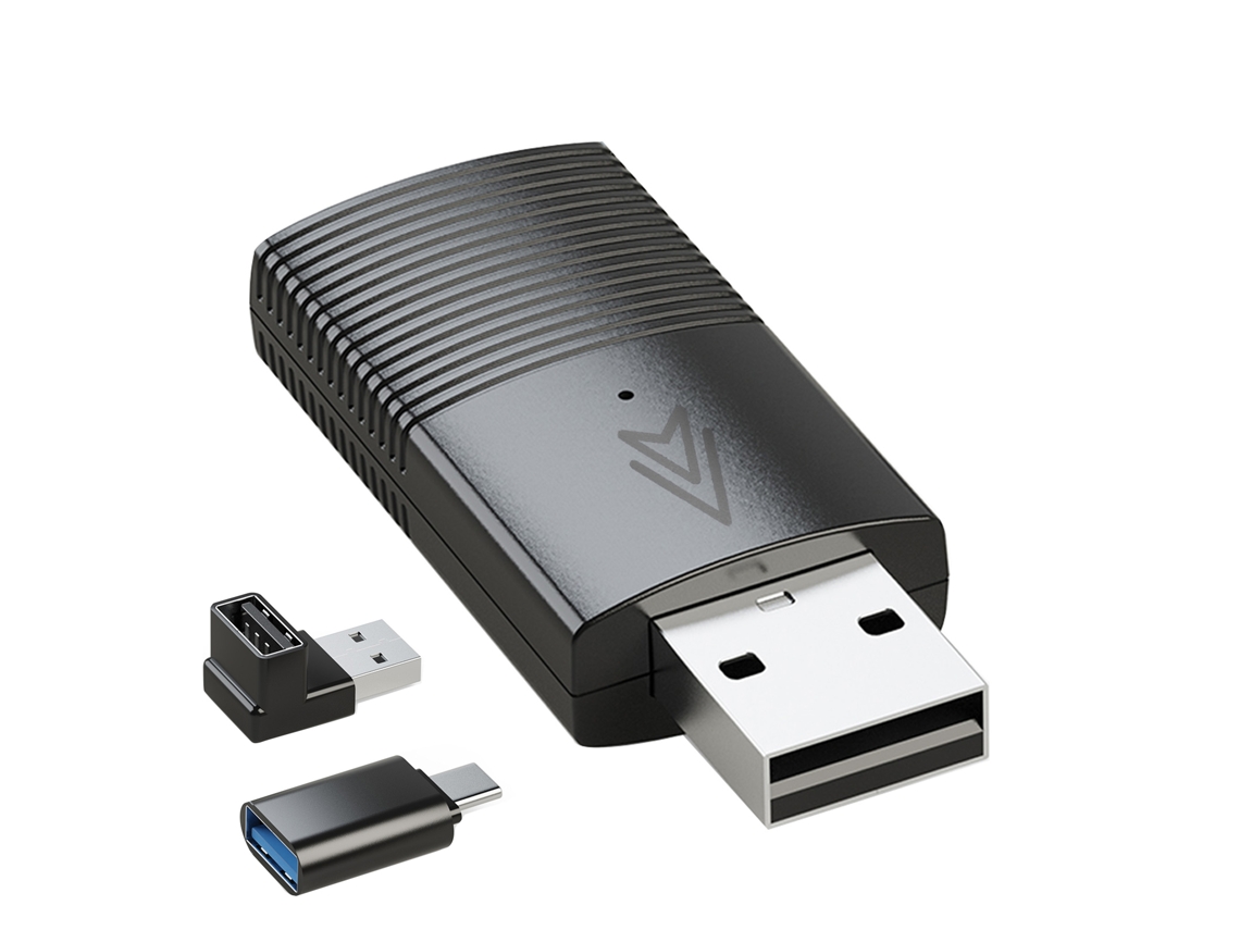 Adaptador android auto EOOCOO (com fio, sem fio)