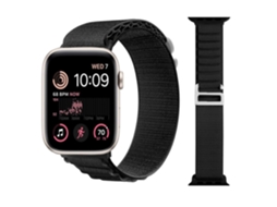 Bracelete Alpine G-Hook Ajustável Apple Watch Series Se 40Mm Preto