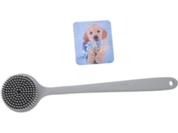 Escova De Silicone Bestyash Com Cabo Longo, Escova Esfoliante Ergonômica Para Fácil Limpeza, Acessório De Banheiro
