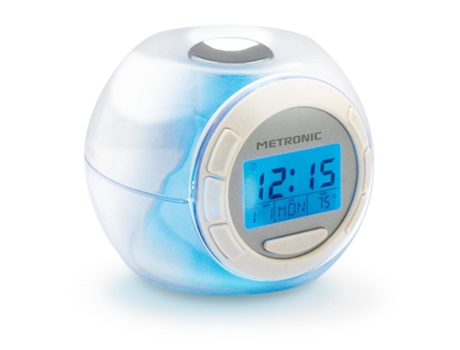 Rádio Despertador METRONIC 477007 Nature — Luminoso | 7 cores