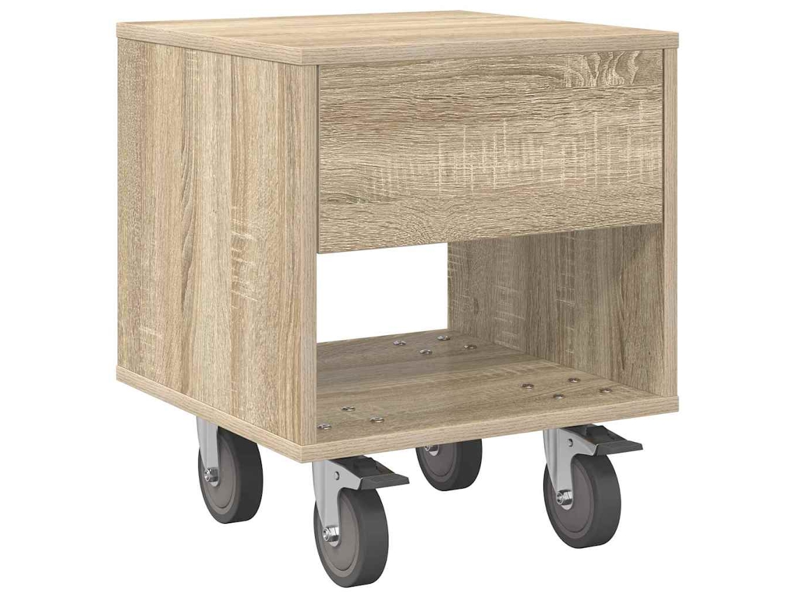 Mesa de cabeceira Carvalho Sonoma 40,5 X 40 X 48 Cm MAISON EXCLUSIVE
