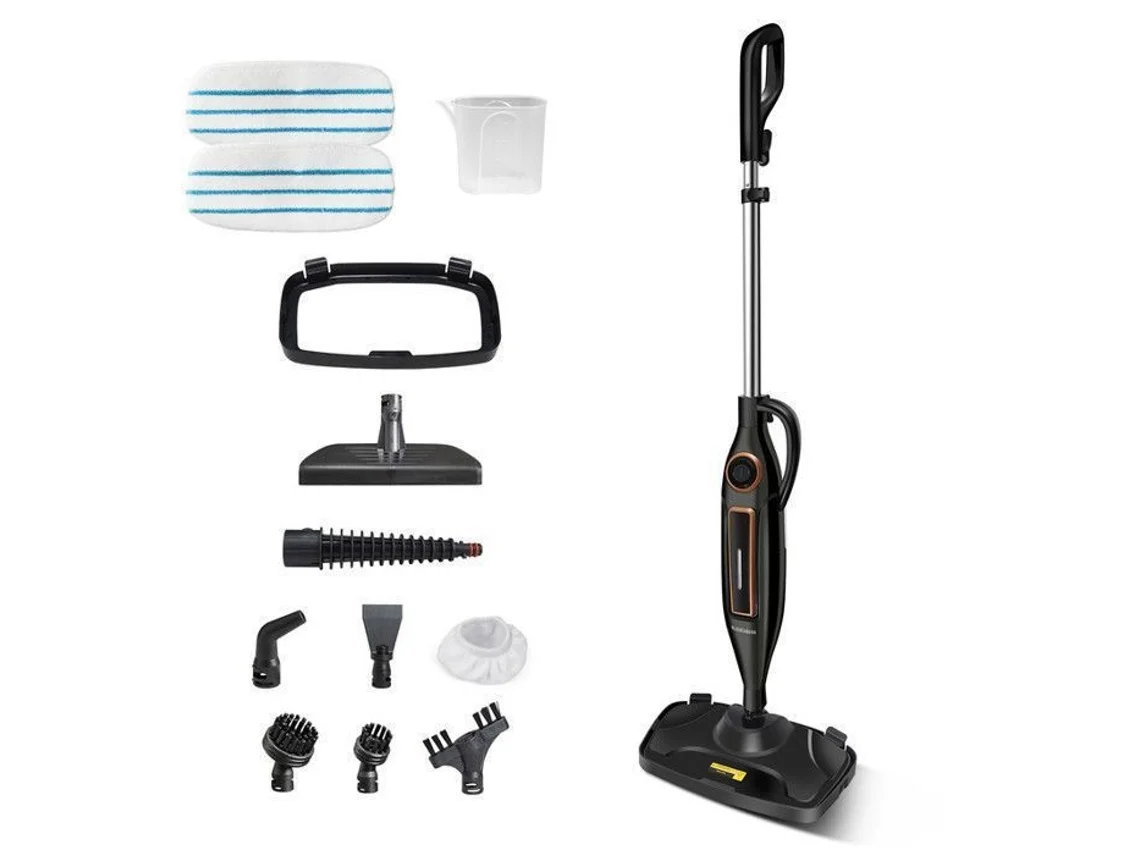 Balai Vapeur, 12 Em 1 Limpeza A Vapor, 330 Ml, Elimina 99,9 Dos Vírus E Bactérias, 1250w Koticidsin