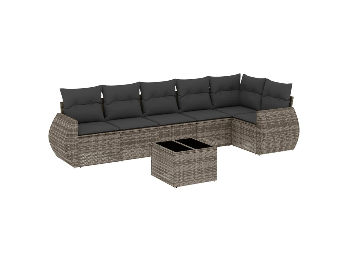 Garden Sofa Set, Garden Sofa Sets Vidaxl Cinzeto Rattan / Vime (n/a)