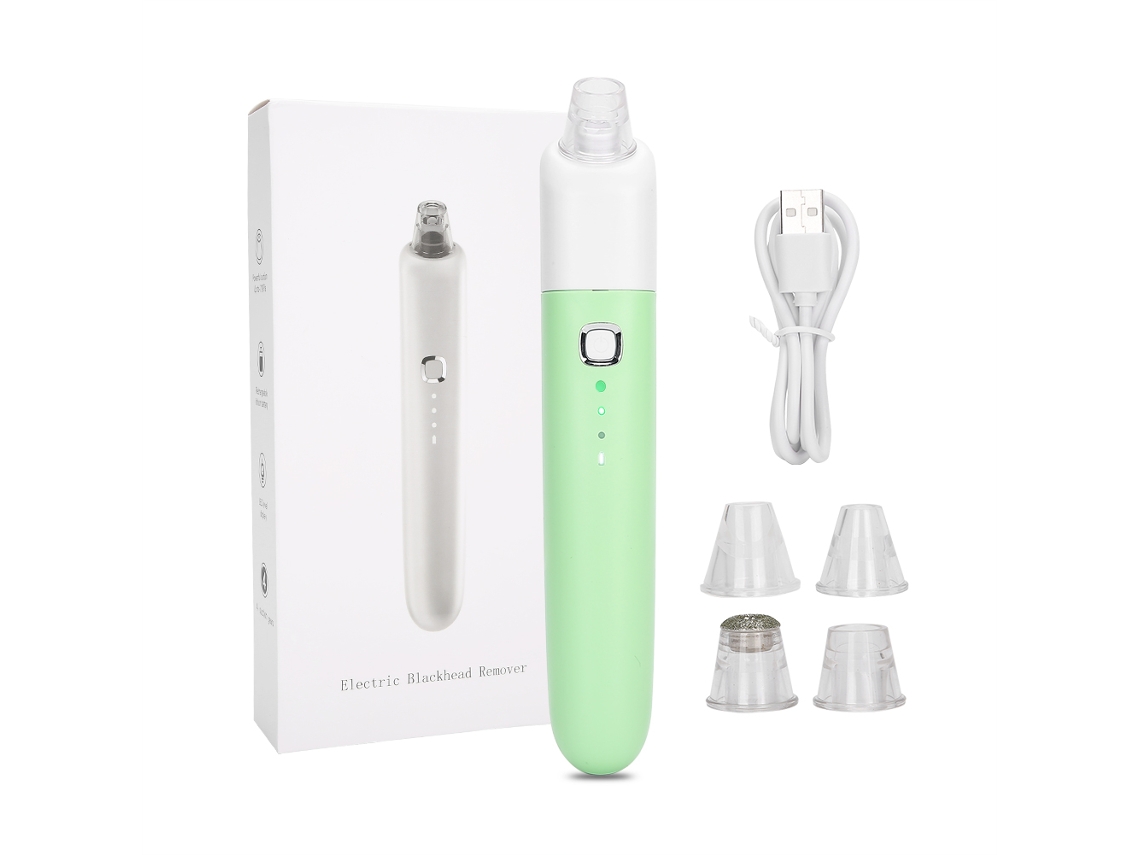 Removedor De Cravos Elétrico, Aparelho De Sucção Para Acne, Limpeza Facial Com Intensidade Ajustável