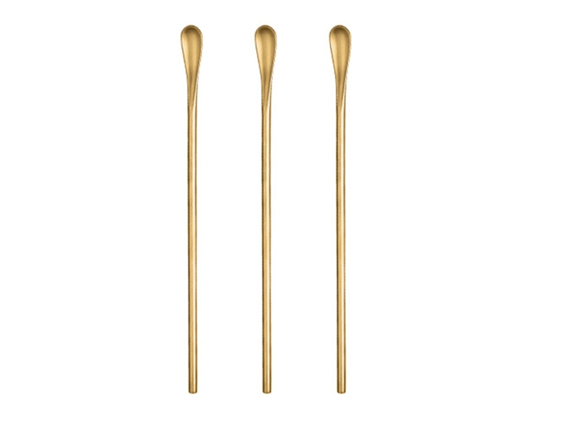 Conjunto De Canudos Para Café E Coquetéis 304 Aço Inoxidável Coloridos 22 Cm