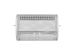 Cesta Rotativa 360° para Fritadeira e Forno em Aço Inoxidável 12x12x18cm