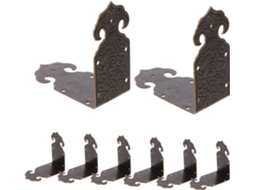 Protetores De Canto Decorativos Kisangel Em Cobre Para Caixas E Porta Joias, 8 Peças, Bronze Antigo, Fácil Instalação
