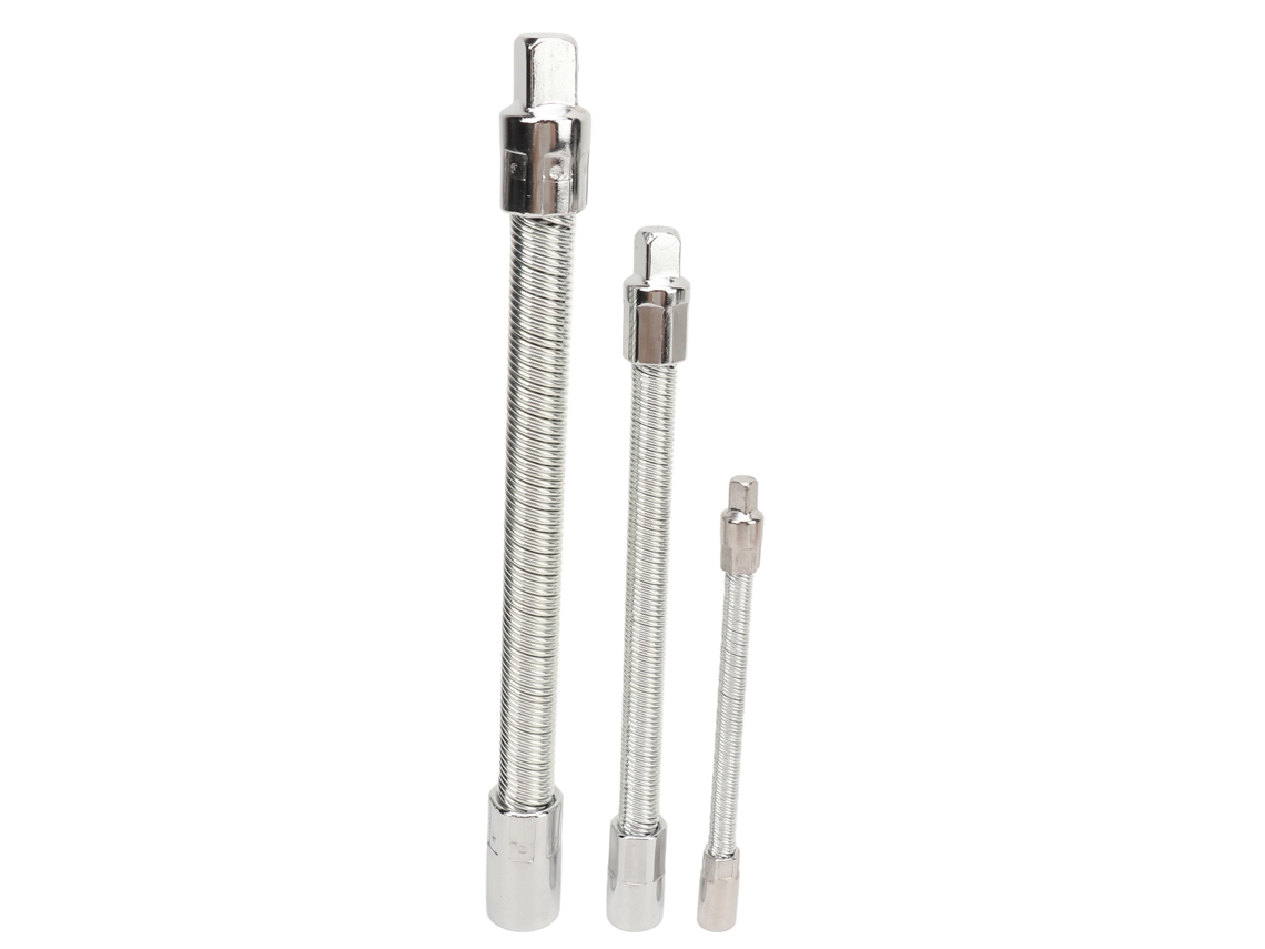 3 Varetas Flexíveis Chave Universal 1/4 3/8 1/2