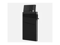Carteira Minimalista Fina Para Homem Com Bloqueio Rfid E Porta Cartões Automático