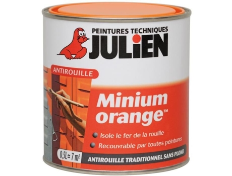 Antiferrugem Primário Julien 0,50 L Laranja Gliceroftálico Fosco