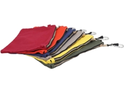 Conjunto de 6 bolsas para ferramentas Hilitand em lona com zíper, com mosquetão, organizador em lona de 31 x 19 cm para