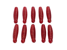 Isca Artificial Abelha Larva Salgada 6cm 8g Vinho Vermelho