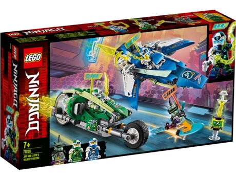 LEGO Os Veículos de Corrida do Jay e do Lloyd (Idade Mínima: ?7 Anos - 322 Peças)