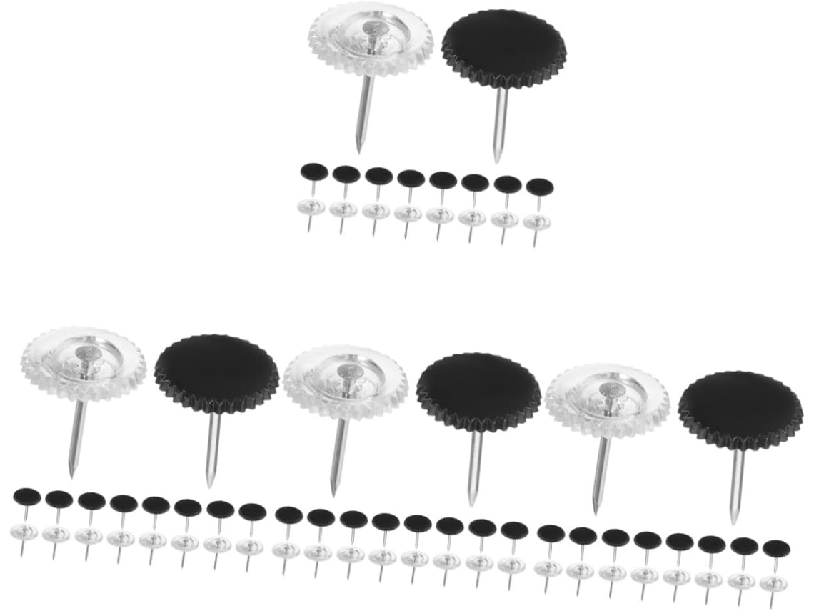 Tachinhas Transparentes Para Escritório E Quadro De Cortiça, Práticas