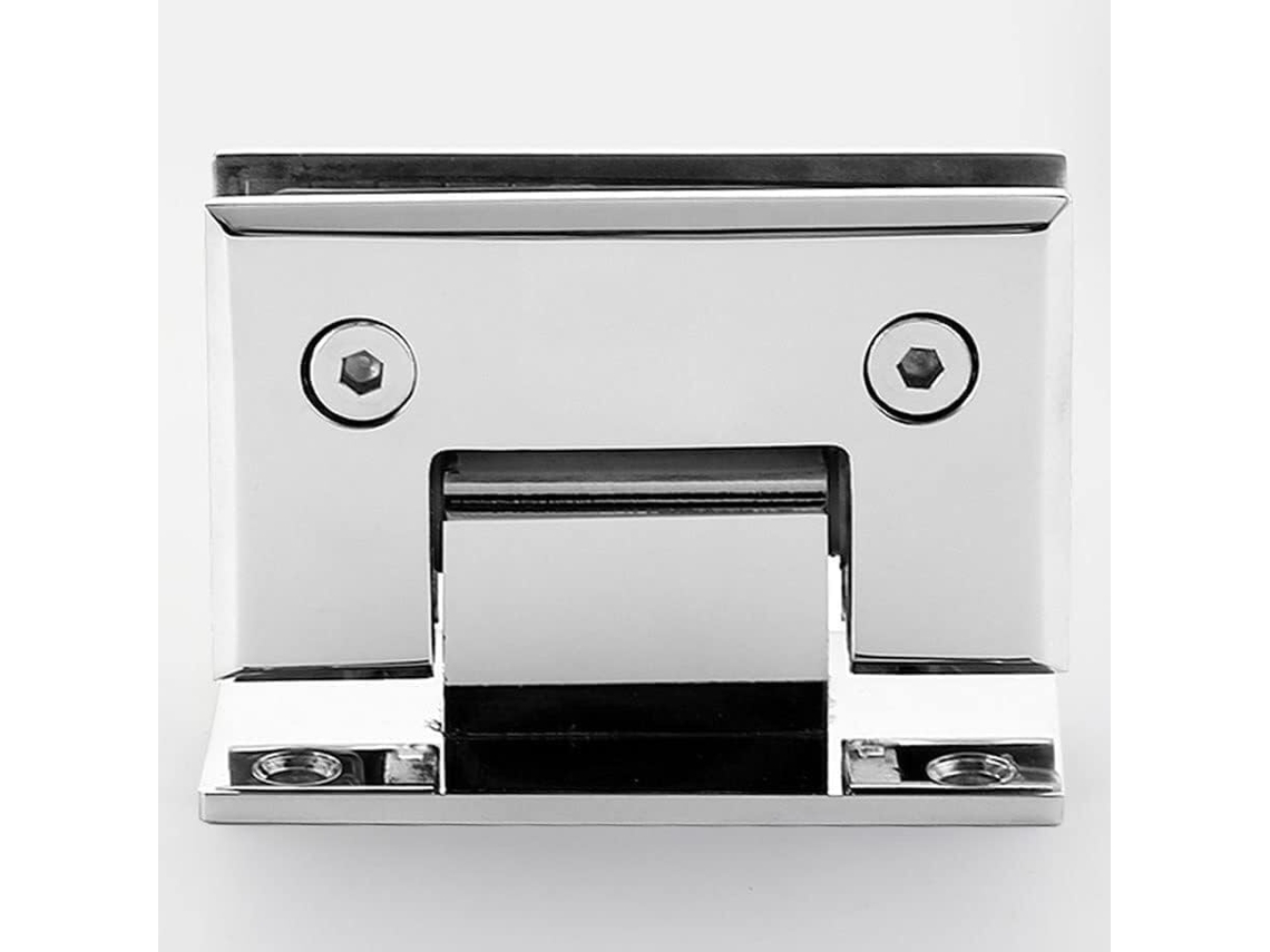 Dobradiças De Aço Inoxidável 304, Prata Brilhante, 90°, Bidirecionais, Para Portas De Chuveiro 8a 12mm