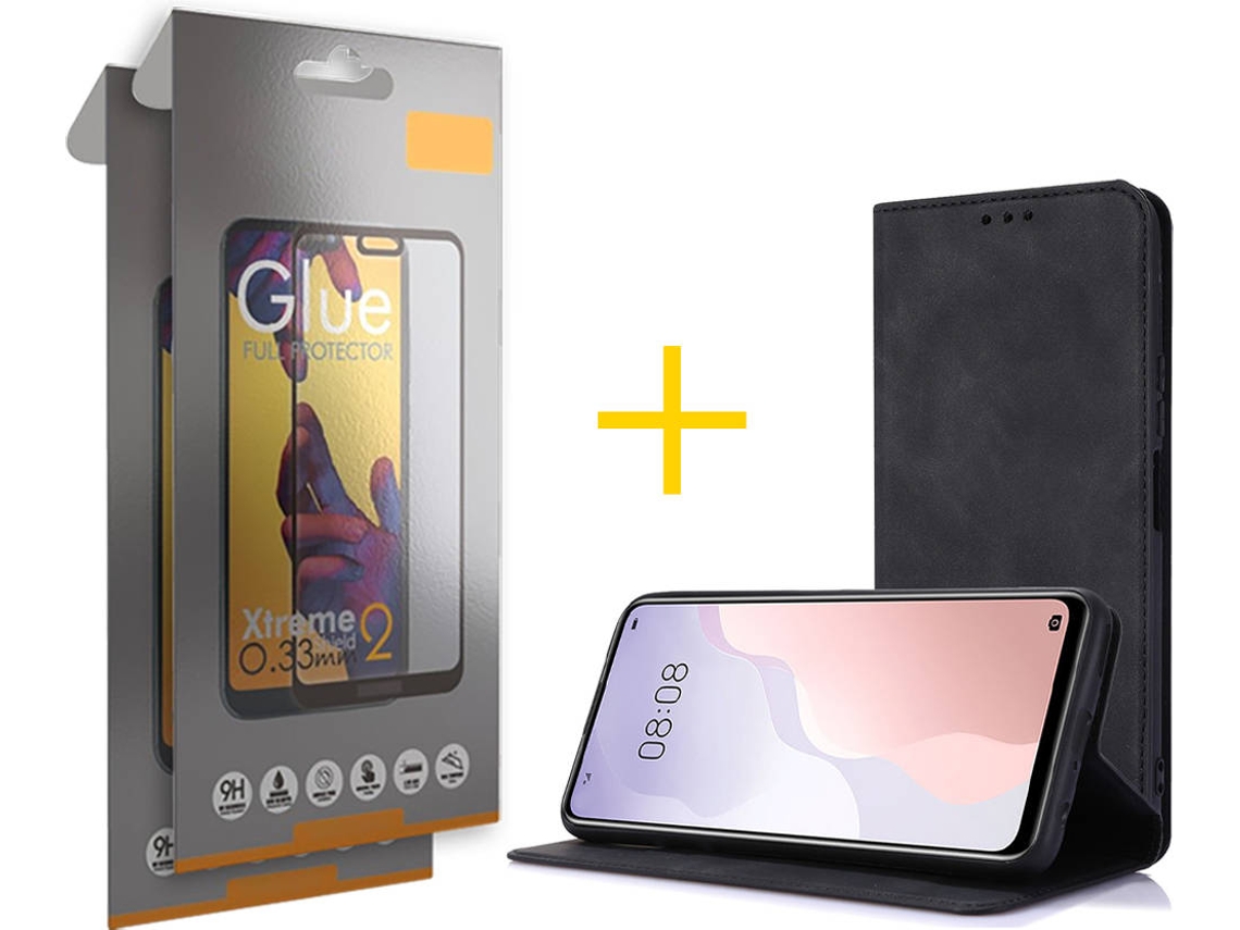 Capa + 2 Películas para iPhone 12 SKYHE Preto
