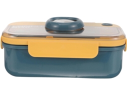 Marmita Hohopeti Bento Para Adultos, De Plástico, Com Compartimentos, Portátil E Leve, Capacidade De 1100ml, Ideal Para