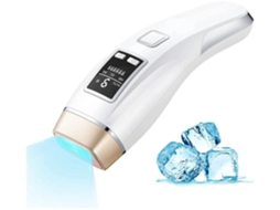 Dispositivo De Remoção Pêlos Ipl Com Função Resfriamento Gelo Para Mulheres E Homens Permanente Atualizado 999.999 Flashes Branco Yizhood