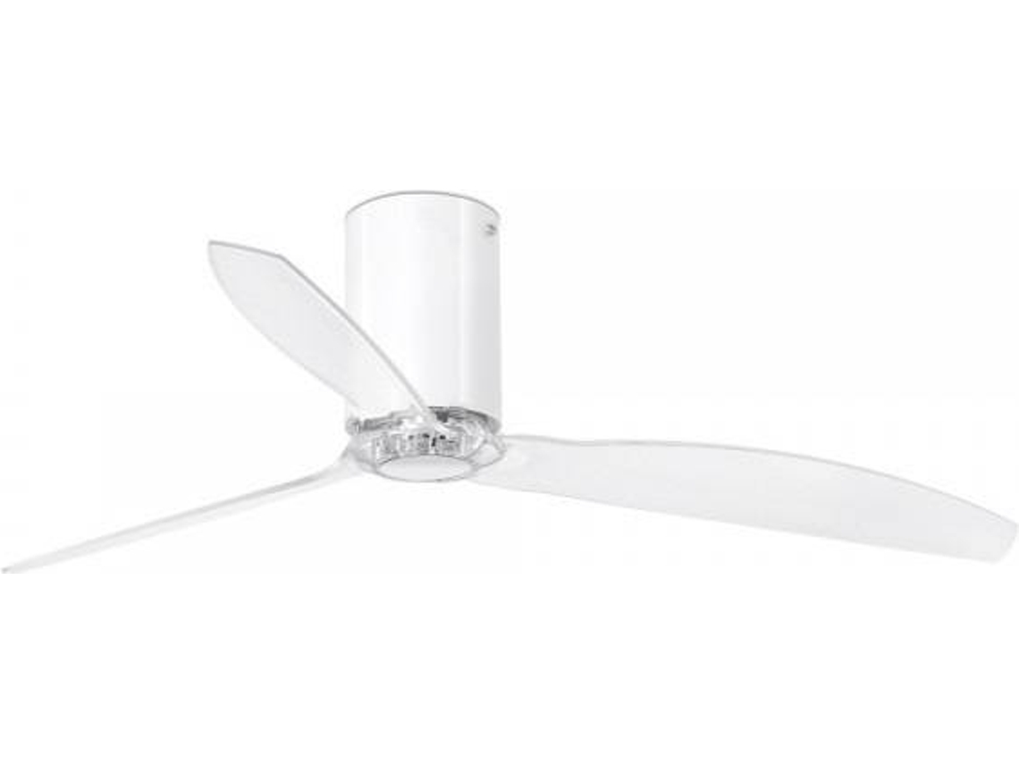 Ventoinha de Teto FARO BARCELONA Mini Tube Branco (32 W - Diâmetro 128 cm)