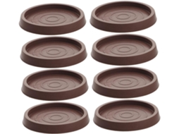 Conjunto De 8 Peças Protetores Borracha Antiderrapantes E Com Absorção Ruído Para Pés Móveis, Cadeiras, Mesas E Pisos De