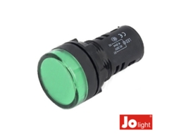 Luz Piloto Redondo De Painel 19.5mm 12v Verde Jolight