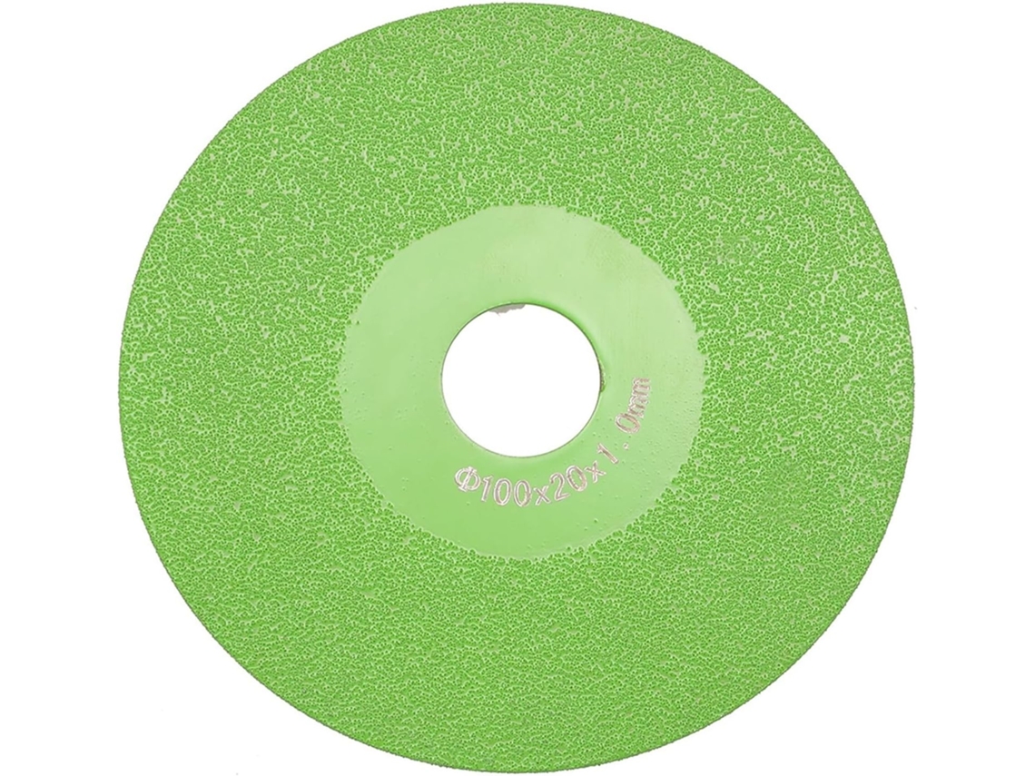 Disco De Corte Vidro Com Eixo 20mm Para Esmerilhadeira Angular 100mm, Adequado Para Desbastar, Polir E Chanfrar