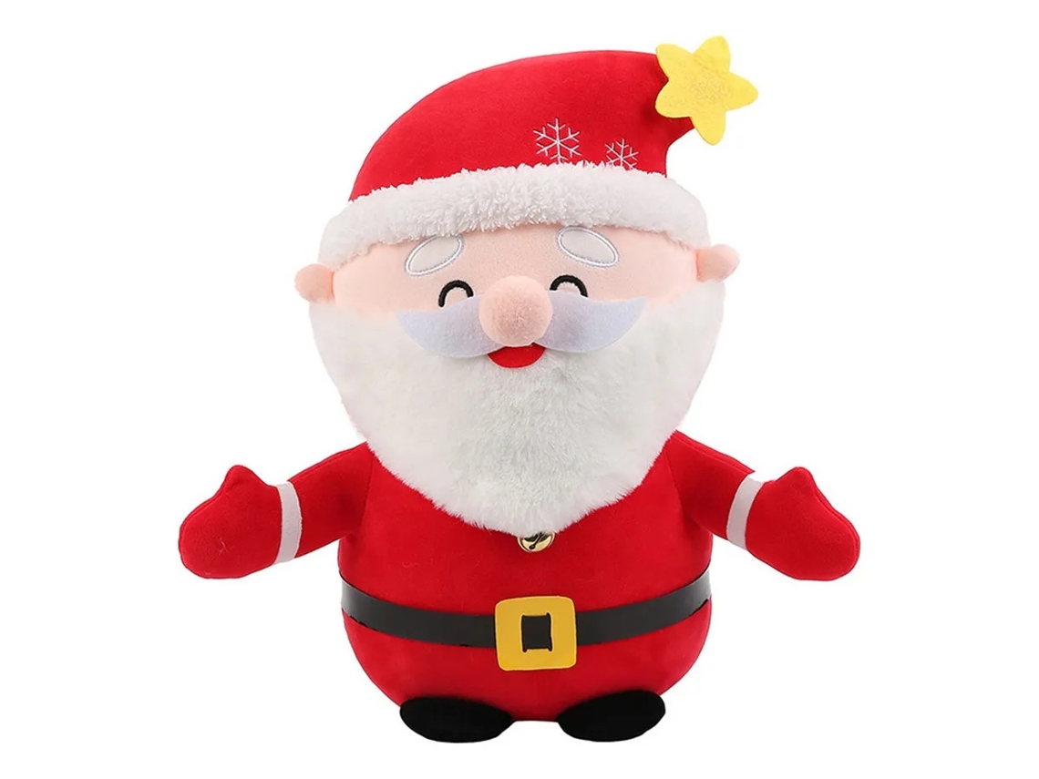 Lurelia De O Pai Natal, De Veado Em Peluche Colecionável, 22cm, Cor Vermelho, Com Som Interativo