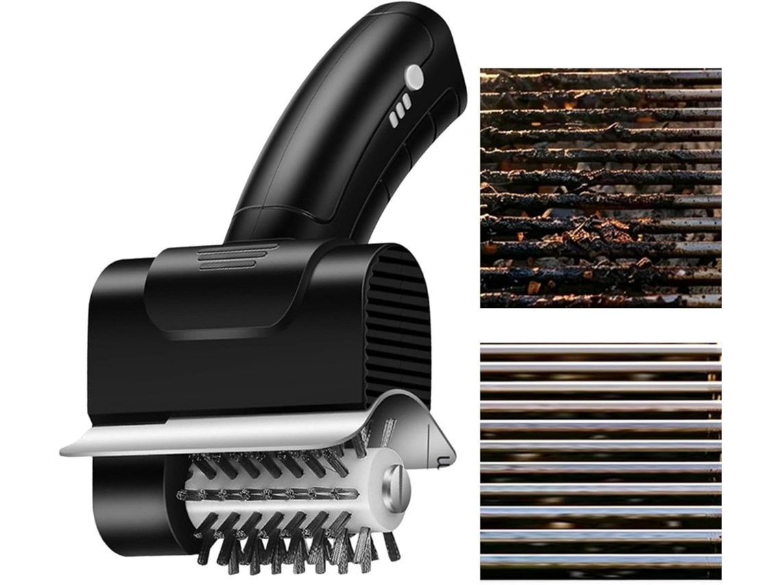 Escova Automática Para Limpeza De Churrasqueiras - Modelo Resistente