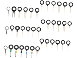 Kit Extrator De Pinos Com 82 Peças Para Conectores Automotivos, Ferramentas Leves Para Desconexão De Terminais De Fios.